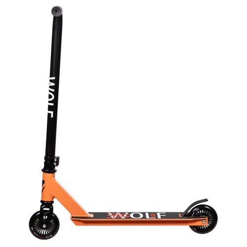 Трюковой самокат Novatrack Wolf JR (2024), оранжевый