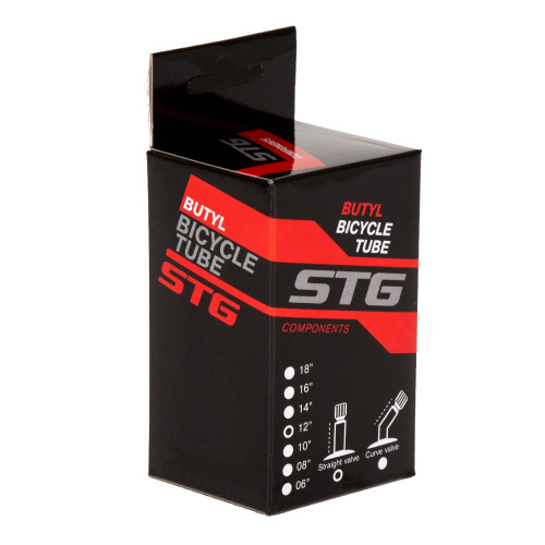 Камера велосипедная STG бутил 12Х1,75"