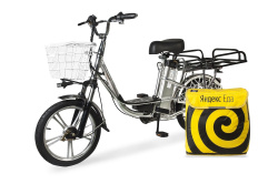 Электровелосипед Minako V.2, серебристый