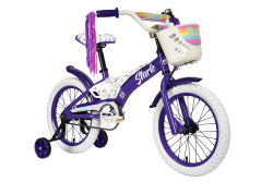 Велосипед Stark Tanuki 16 Girl (2023) (98-110 см), фиолетовый