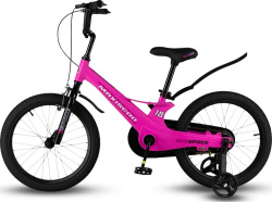 Велосипед Maxiscoo Space Стандарт 18" (2024) (110-130 см), розовый Велосипед Maxiscoo Space Стандарт 18" (2024) (110-130 см), розовый