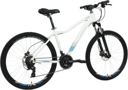 Велосипед Welt Floxy 2.0 HD 27 Promo (2023), рама 15" (155-165 см), белый Велосипед Welt Floxy 2.0 HD 27 Promo (2023), рама 15" (155-165 см), белый