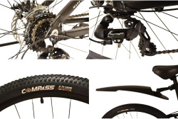 Велосипед Orlan Wing Shift 2.0 Compass 29х2.125 (2024), рама 20" (175-185 см), черный