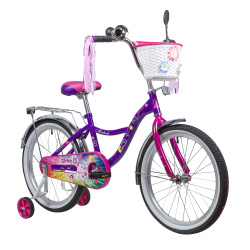 Велосипед NOVATRACK LITTLE GIRLZZ 20" (2019), рама 12" (110-130 см), фиолетовый Велосипед NOVATRACK LITTLE GIRLZZ 20" (2019), рама 12" (110-130 см), фиолетовый