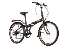 Велосипед Novatrack Vortex 6.V 24" (2024) (130-155 см), черный Велосипед Novatrack Vortex 6.V 24" (2024) (130-155 см), черный