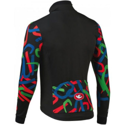 Велокуртка Cinelli Winter Jacket House Ind.Tubography, черный Велокуртка Cinelli Winter Jacket House Ind.Tubography, черный