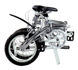 Велосипед Dahon Dove Uno 14" (2021), серебристый Велосипед Dahon Dove Uno 14" (2021), серебристый