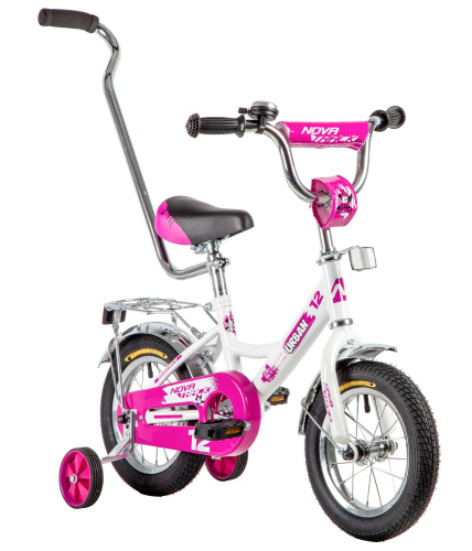 Велосипед NOVATRACK URBAN 12" (2019), рама 8.5" (92-98 см), белый