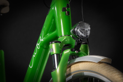 Велосипед CUBE ELLA RIDE HYBRID 400 28" (2021), рама 46 см, зеленый