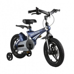 Велосипед Maxiscoo "Galaxy" (2022) Делюкс Плюс, 14" (98-110 см), синий