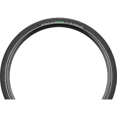Покрышка Schwalbe Energizer Plus, 700х38С (40-622), GreenGuard, Антипрокол, TwinSkin B/B+RT, светоотражающая полоса, HS492 Addix E 67EPI 32B, 05-11101, черный