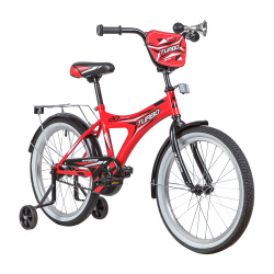 Велосипед NOVATRACK TURBO 20" (2019), рама 12" (110-130 см), красный Велосипед NOVATRACK TURBO 20" (2019), рама 12" (110-130 см), красный