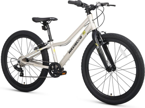 Велосипед Maxiscoo 5Bike 24 L (2025) (130-155 см), серый