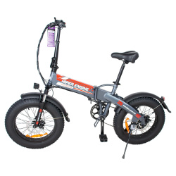 Электровелосипед HIPER Engine Fat BF216, 20x4", серый