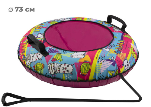 Тюбинг 73см ОКСФОРД LAMA, пурпурный