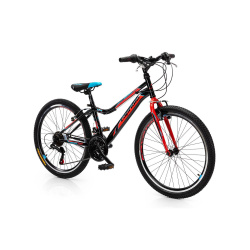 Велосипед CAPRIOLO DIAVOLO DX 400 24'' (2023), рама 13" (130-155 см), красный Велосипед CAPRIOLO DIAVOLO DX 400 24'' (2023), рама 13" (130-155 см), красный