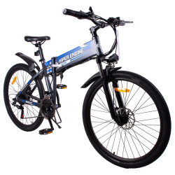 Электровелосипед HIPER Engine BX640, 26", серый