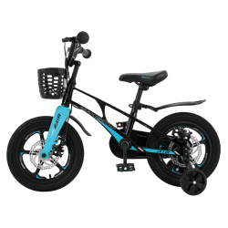 Велосипед Maxiscoo Air Делюкс Плюс 14" (2023) (98-110 см), синий Велосипед Maxiscoo Air Делюкс Плюс 14" (2023) (98-110 см), синий