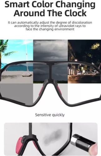 Очки велосипедные ROCKBROS, линзы с поляризацией, RB_10135B