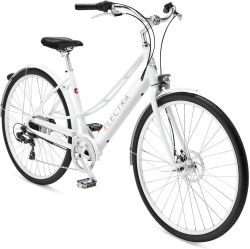 Электровелосипед Electra Loft GO! 7D EQ Step Thru, рама S (155-165 см), белый