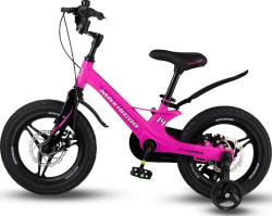 Велосипед Maxiscoo Space Делюкс 14" (2024) (98-110 см), розовый