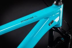 Велосипед CUBE ATTENTION SL 27.5" (2021), рама 16" (155-165 см), голубой