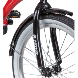 Велосипед NOVATRACK TURBO 20" (2019), рама 12" (110-130 см), красный Велосипед NOVATRACK TURBO 20" (2019), рама 12" (110-130 см), красный