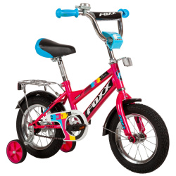 Велосипед FOXX CMYK 12" (2017) (92-98 см), бордовый