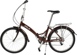 Велосипед WELS Compact 24-7, рама 14", коричневый