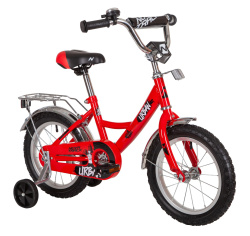 Велосипед NOVATRACK URBAN 14" (2022) (98-110 см), красный Велосипед NOVATRACK URBAN 14" (2022) (98-110 см), красный