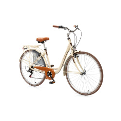Велосипед CAPRIOLO DIANA LITE 28'' (2023), рама 18" (165-175 см), бежевый Велосипед CAPRIOLO DIANA LITE 28'' (2023), рама 18" (165-175 см), бежевый