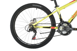 Велосипед NOVATRACK ACTION Disc 24" (2021), рама 12" (130-155 см), зеленый Велосипед NOVATRACK ACTION Disc 24" (2021), рама 12" (130-155 см), зеленый
