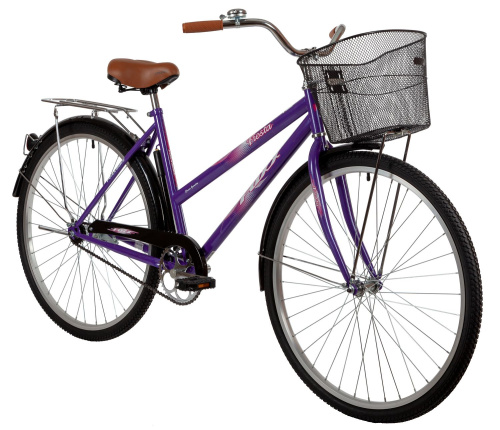 Велосипед FOXX FIESTA 28" (2022), рама 20" (175-185 см), фиолетовый