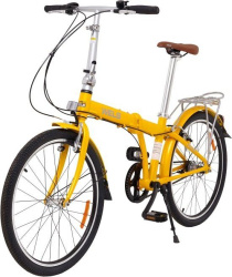 Велосипед WELS Folio 24-3 (NEXUS), рама 14", желтый