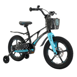 Велосипед Maxiscoo Air Делюкс Плюс 16" (2023) (98-110 см), черный