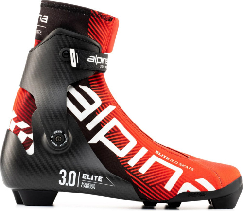 Гоночные лыжные ботинки Alpina для конькового хода Elite 3.0 Skate, 5361-1, красный