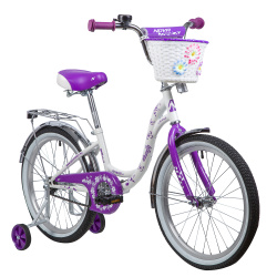 Велосипед NOVATRACK BUTTERFLY 20" (2019), рама 12" (110-130 см), фиолетовый Велосипед NOVATRACK BUTTERFLY 20" (2019), рама 12" (110-130 см), фиолетовый