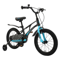 Велосипед Maxiscoo Air Стандарт 18" (2023) (110-130 см), черный Велосипед Maxiscoo Air Стандарт 18" (2023) (110-130 см), черный