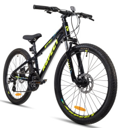 Велосипед Aspect WINNER 24" (2022) (130-155 см), черный Велосипед Aspect WINNER 24" (2022) (130-155 см), черный