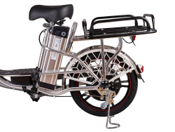 Электровелосипед Minako V.8 Pro, 12 ah, 240 Вт, серебристый