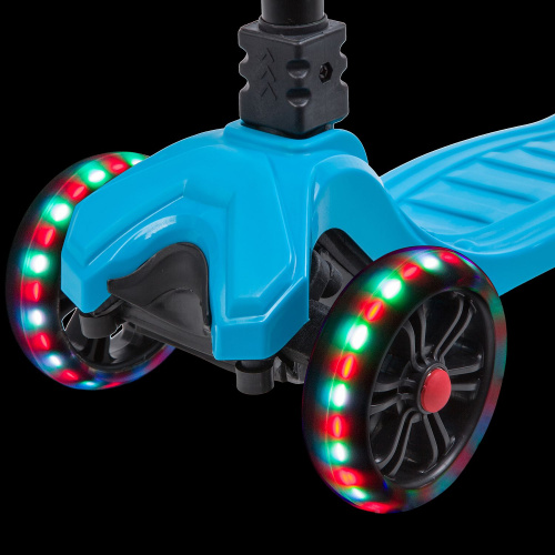 Самокат-кикборд Novatrack RainBow Basic PRO (2019), синий