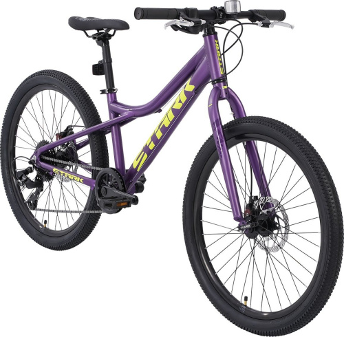 Велосипед Stark Slash 24.1 D (2025) (130-155 см), фиолетовый