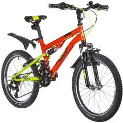 NOVATRACK TITANIUM 12-spd 20" (2020) (110-130 см), красный NOVATRACK TITANIUM 12-spd 20" (2020) (110-130 см), красный