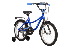 Велосипед NOVATRACK WIND 18" V-brake (2022) (110-130 см), синий Велосипед NOVATRACK WIND 18" V-brake (2022) (110-130 см), синий