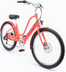 Электровелосипед Electra Townie GO! 7D EQ Step Thru, рама M (165-175 см), красный