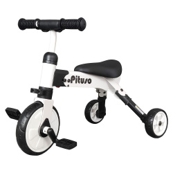 Велосипед PITUSO "Букашка" складной (92-98 см), белый