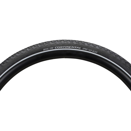 Покрышка Continental Contact Plus, SafetyPlusBreaker, 700x42C (42-622), E-50, черная со светлой полосой, 02-0101006, черный