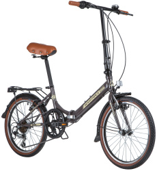 NOVATRACK AURORA New 6-spd 20" (2020), коричневый NOVATRACK AURORA New 6-spd 20" (2020), коричневый