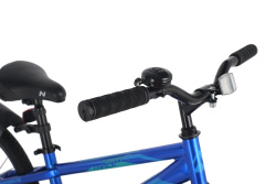 Велосипед NOVATRACK JUSTER 20" (2021) (110-130 см), синий Велосипед NOVATRACK JUSTER 20" (2021) (110-130 см), синий