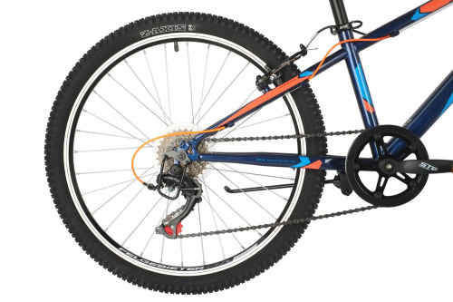 Велосипед NOVATRACK EXTREME 24" (2021), рама 12" (130-155 см), синий